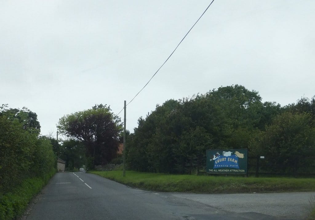 Wolvershill Road near Court Farm, Banwell