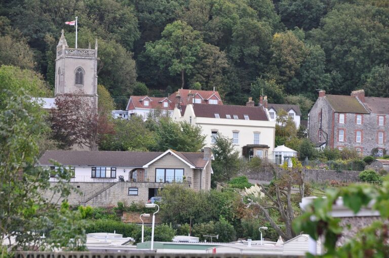 Kewstoke village and church